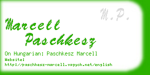 marcell paschkesz business card